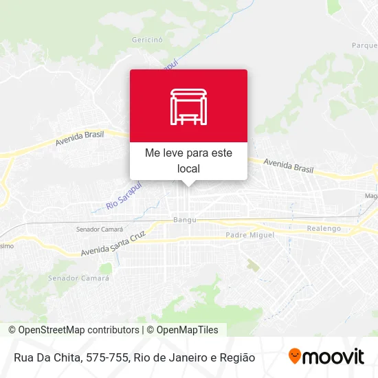 Rua Da Chita, 575-755 mapa