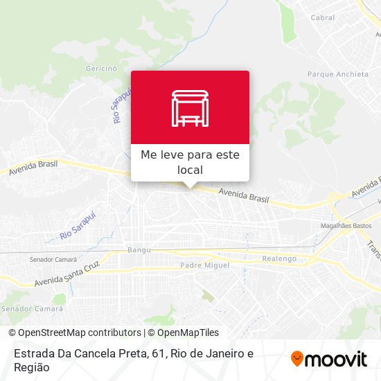 Estrada Da Cancela Preta, 61 mapa