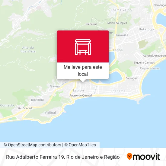 Rua Adalberto Ferreira 19 mapa