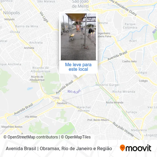 Avenida Brasil | Obramax mapa