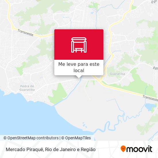 Mercado Piraquê mapa