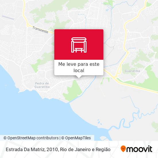 Estrada Da Matriz, 2010 mapa