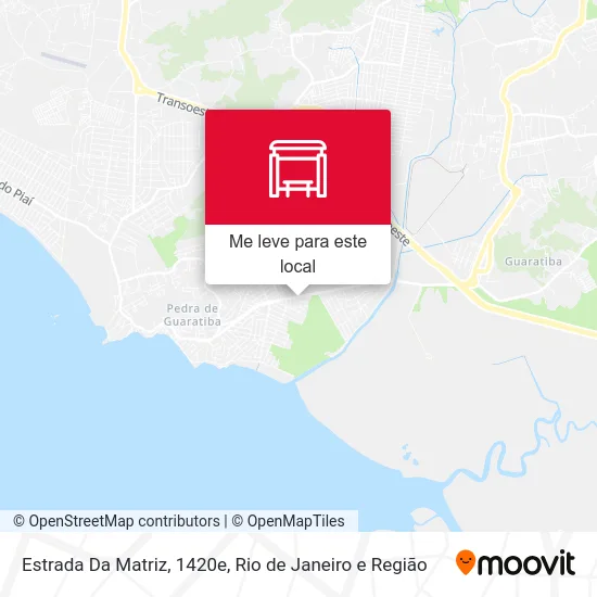 Estrada Da Matriz, 1420e mapa