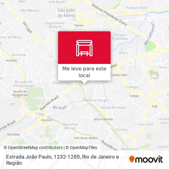 Estrada João Paulo, 1232-1280 mapa