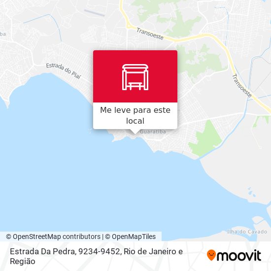 Estrada Da Pedra, 9234-9452 mapa