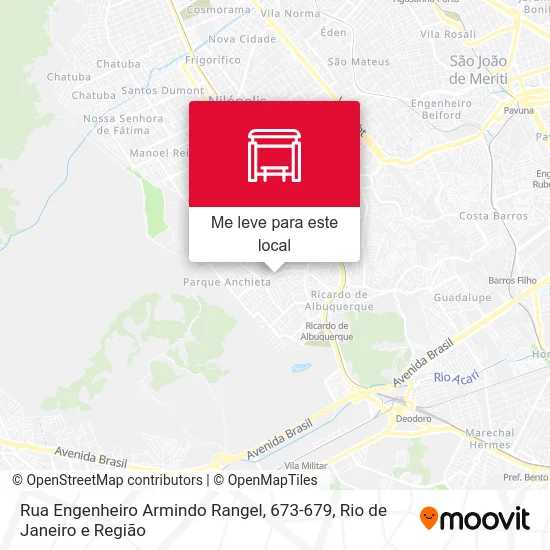 Rua Engenheiro Armindo Rangel, 673-679 mapa