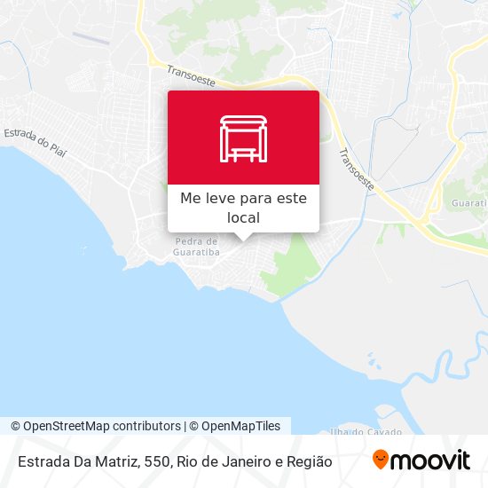 Estrada Da Matriz, 550 mapa