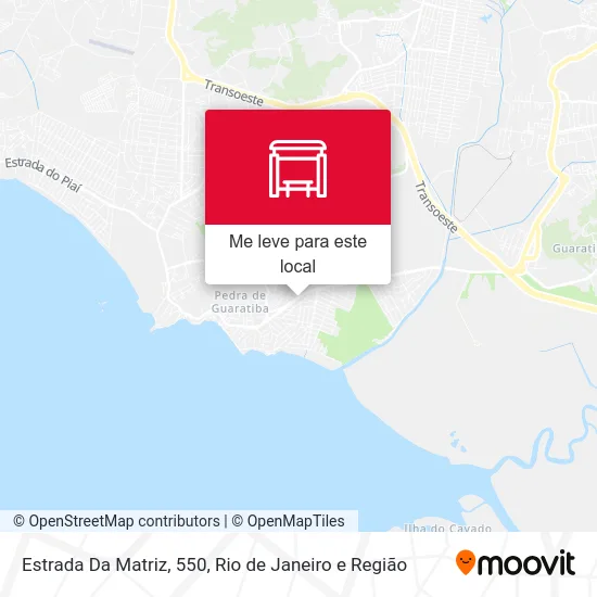 Estrada Da Matriz, 550 mapa