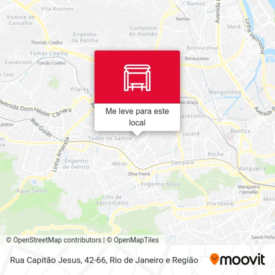 Rua Capitão Jesus, 42-66 mapa