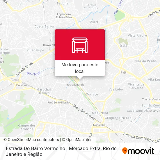 Estrada Do Barro Vermelho | Mercado Extra mapa