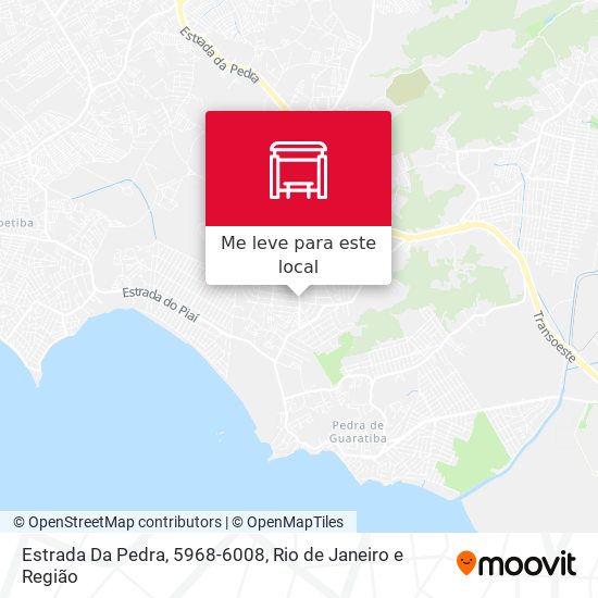 Estrada Da Pedra, 5968-6008 mapa
