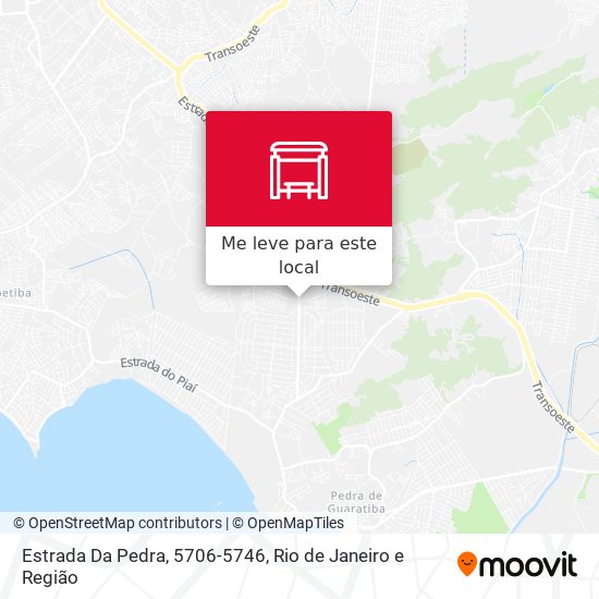 Estrada Da Pedra, 5706-5746 mapa