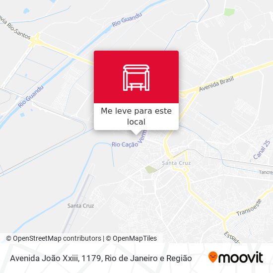 Avenida João Xxiii, 1179 mapa