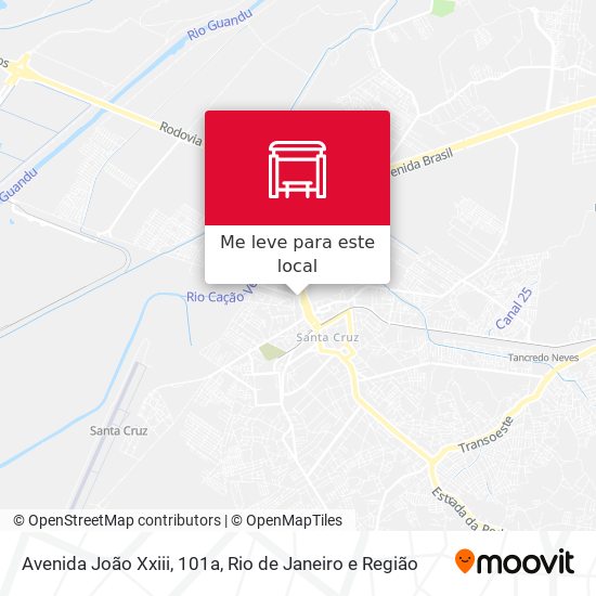 Avenida João Xxiii, 101a mapa