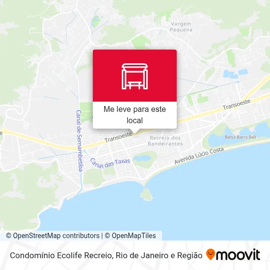 Condomínio Ecolife Recreio mapa