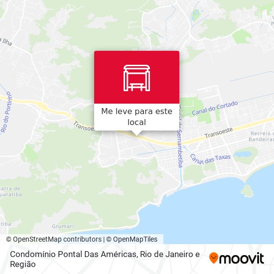 Condomínio Pontal Das Américas mapa