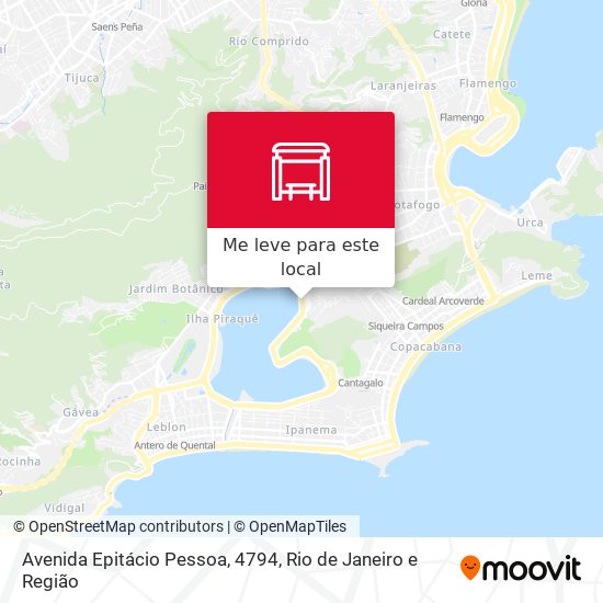 Avenida Epitácio Pessoa, 4794 mapa
