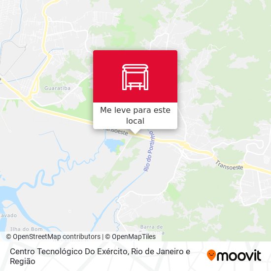 Centro Tecnológico Do Exército mapa