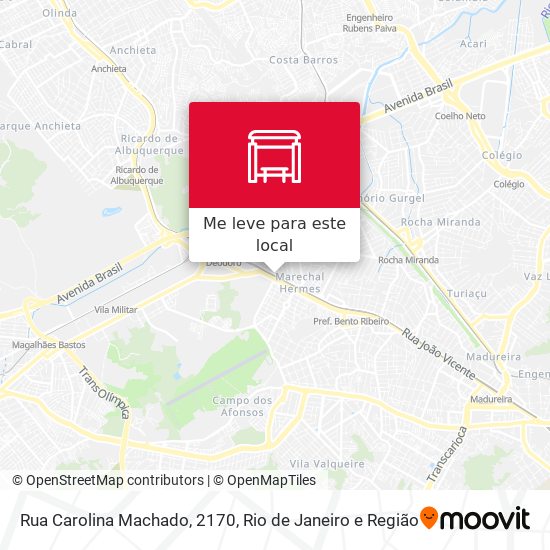 Rua Carolina Machado, 2170 mapa