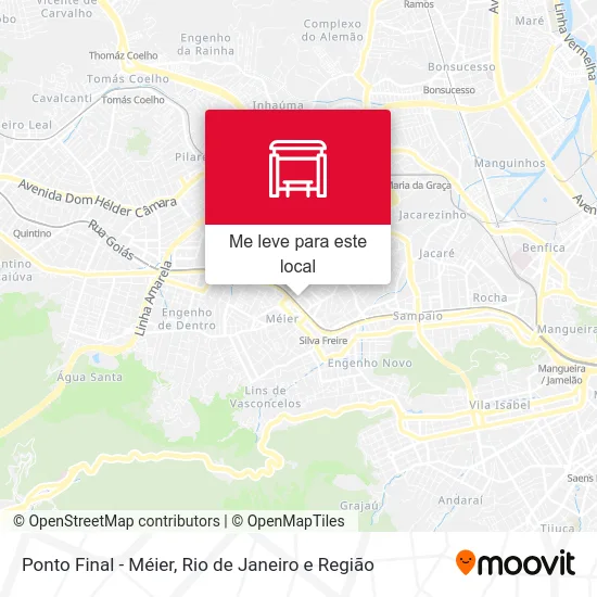 Ponto Final - Méier mapa