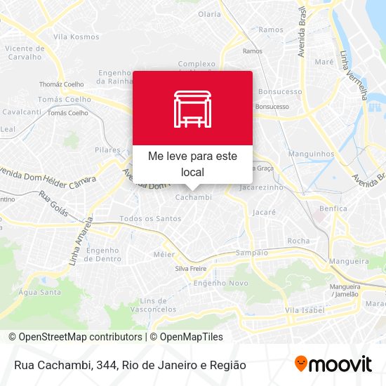 Rua Cachambi, 344 mapa