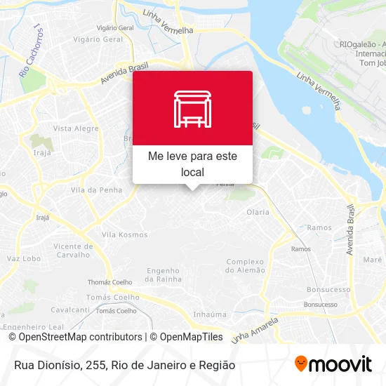 Rua Dionísio, 255 mapa