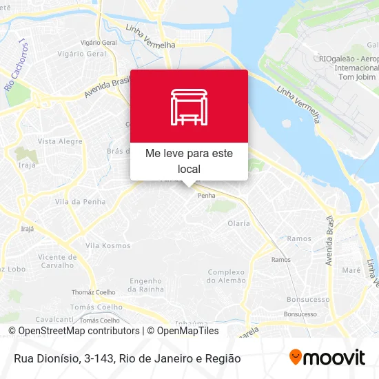 Rua Dionísio, 3-143 mapa
