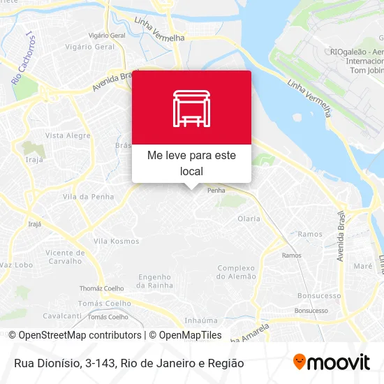 Rua Dionísio, 3-143 mapa