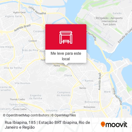 Rua Ibiapina, 185 | Estação BRT Ibiapina mapa