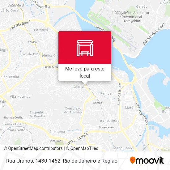 Rua Uranos, 1430-1462 mapa