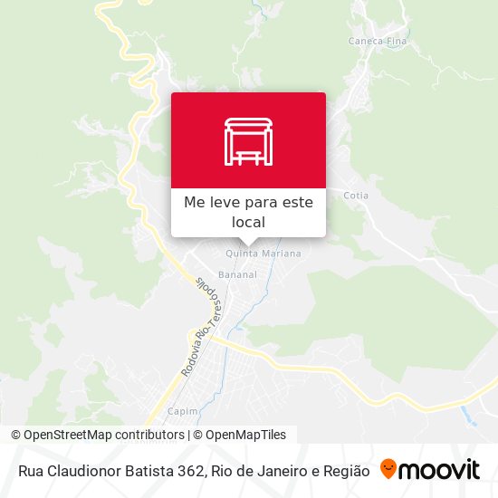 Rua Claudionor Batista 362 mapa