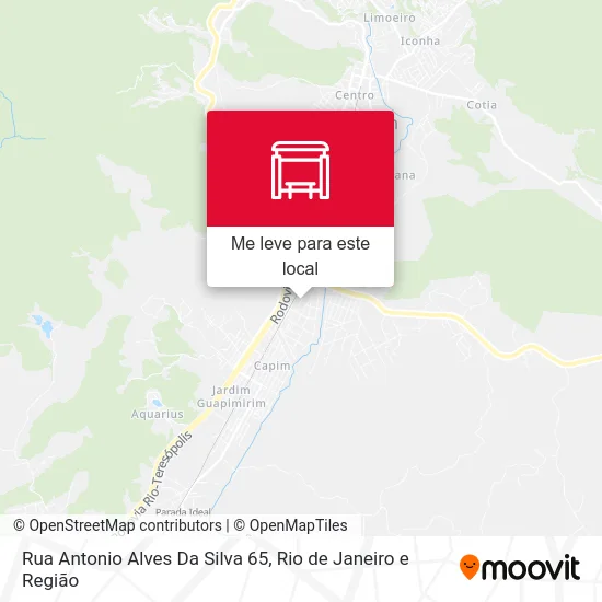 Rua Antonio Alves Da Silva 65 mapa