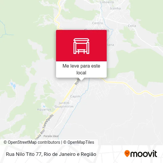 Rua Nilo Tito 77 mapa