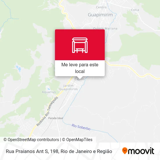 Rua Praianos Ant S, 198 mapa