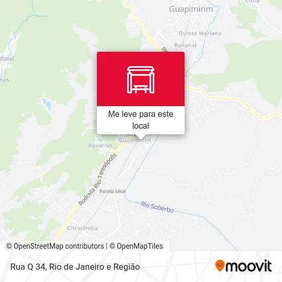 Rua Q 34 mapa