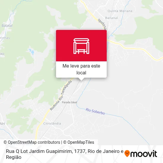 Rua Q Lot Jardim Guapimirim, 1737 mapa