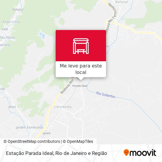 Estação Parada Ideal mapa