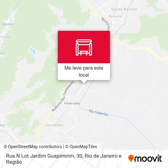 Rua N Lot Jardim Guapimirim, 30 mapa