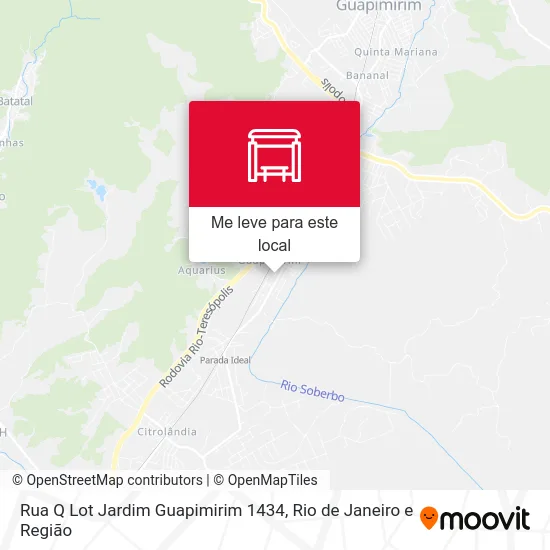 Rua Q Lot Jardim Guapimirim 1434 mapa
