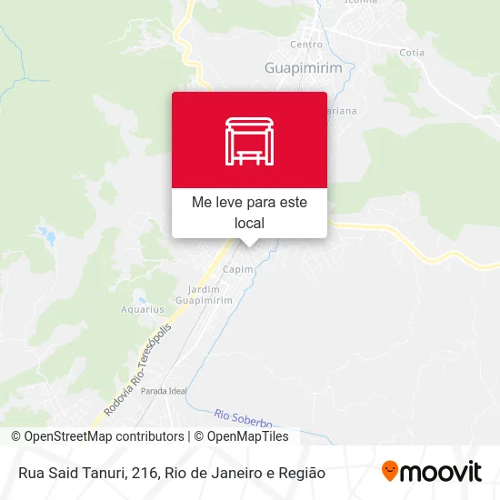 Rua Said Tanuri, 216 mapa