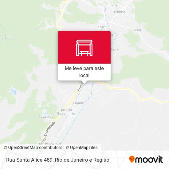 Rua Santa Alice 489 mapa