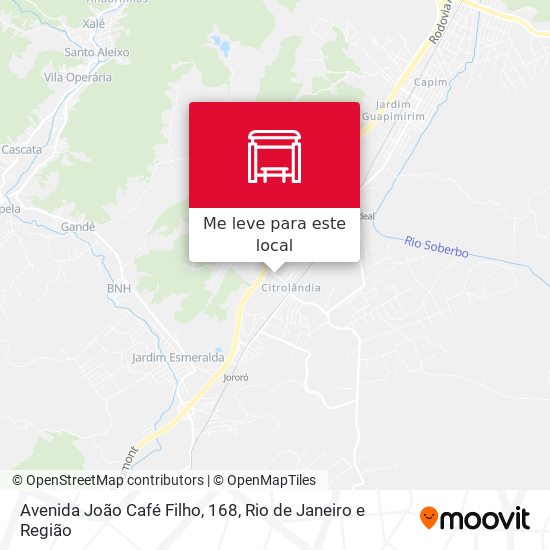 Avenida João Café Filho, 168 mapa