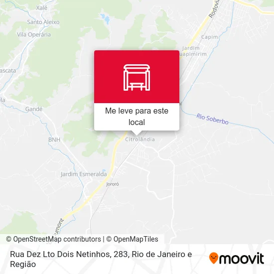 Rua Dez Lto Dois Netinhos, 283 mapa