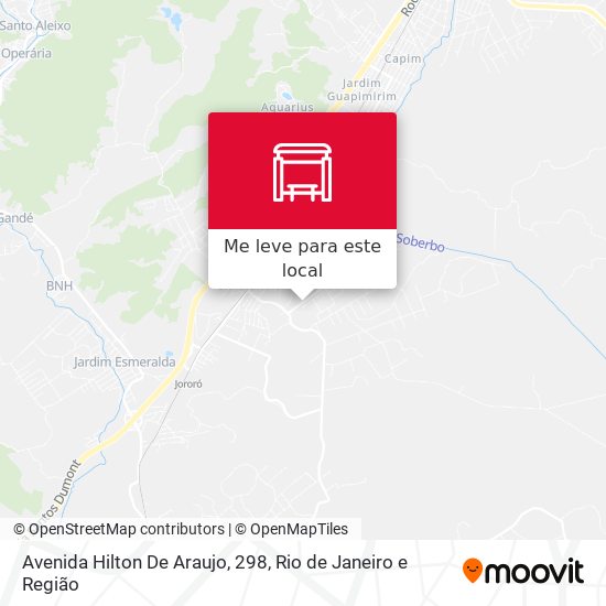 Avenida Hilton De Araujo, 298 mapa