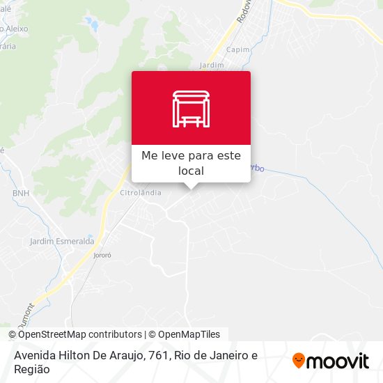 Avenida Hilton De Araujo, 761 mapa