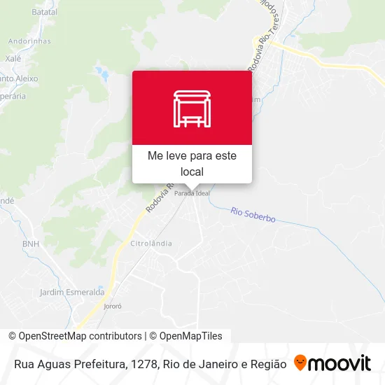 Rua Aguas Prefeitura, 1278 mapa