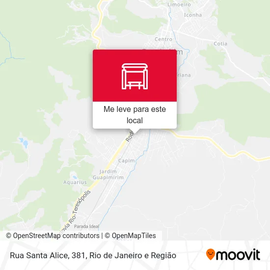 Rua Santa Alice, 381 mapa