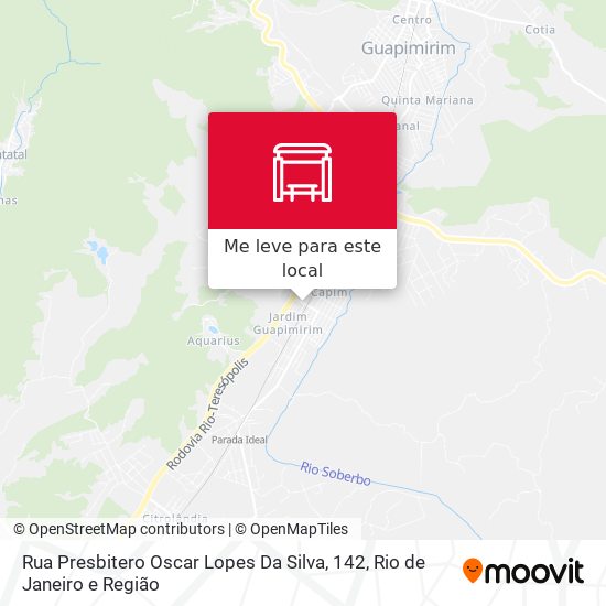 Rua Presbitero Oscar Lopes Da Silva, 142 mapa