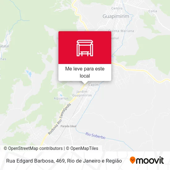 Rua Edgard Barbosa, 469 mapa