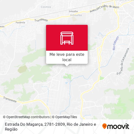 Estrada Do Magarça, 2781-2809 mapa